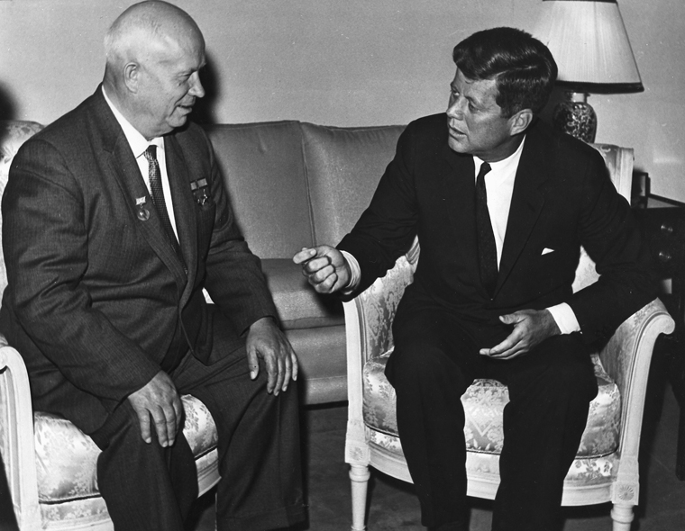 Н. С. Хрущёв и Джон Кеннеди, фото: Wikimedia Commons