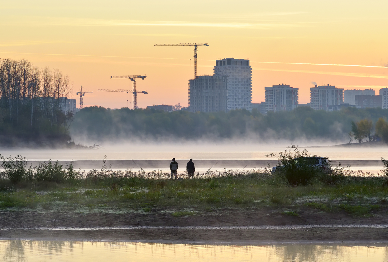 Город на берегу Оби, фото: iStock