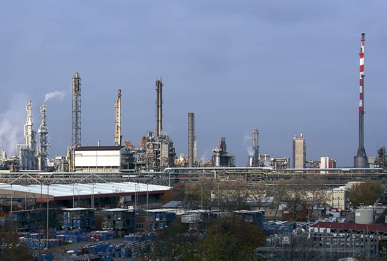 Фабрика BASF в Людвигсхафене, фото: Wikimedia Commons